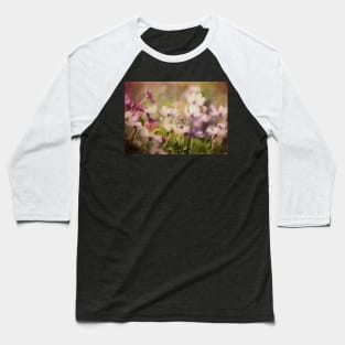 Flower Meadow Landscape Baseball T-Shirt